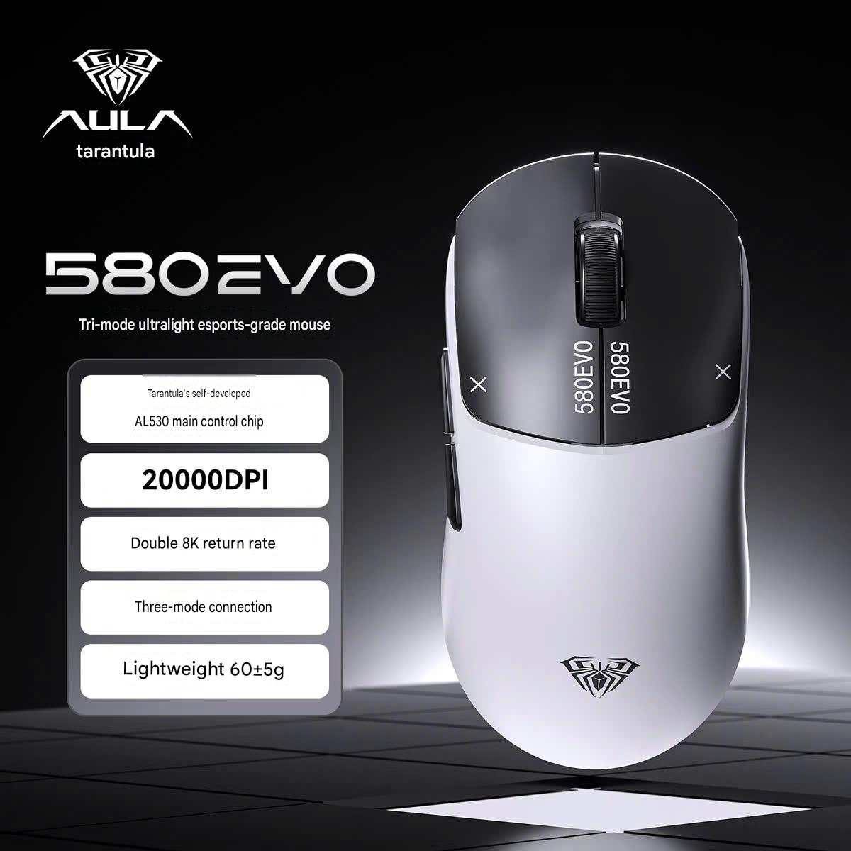 [Group Buy] Chuột Gaming Aula SC580 Evo Trong Suốt