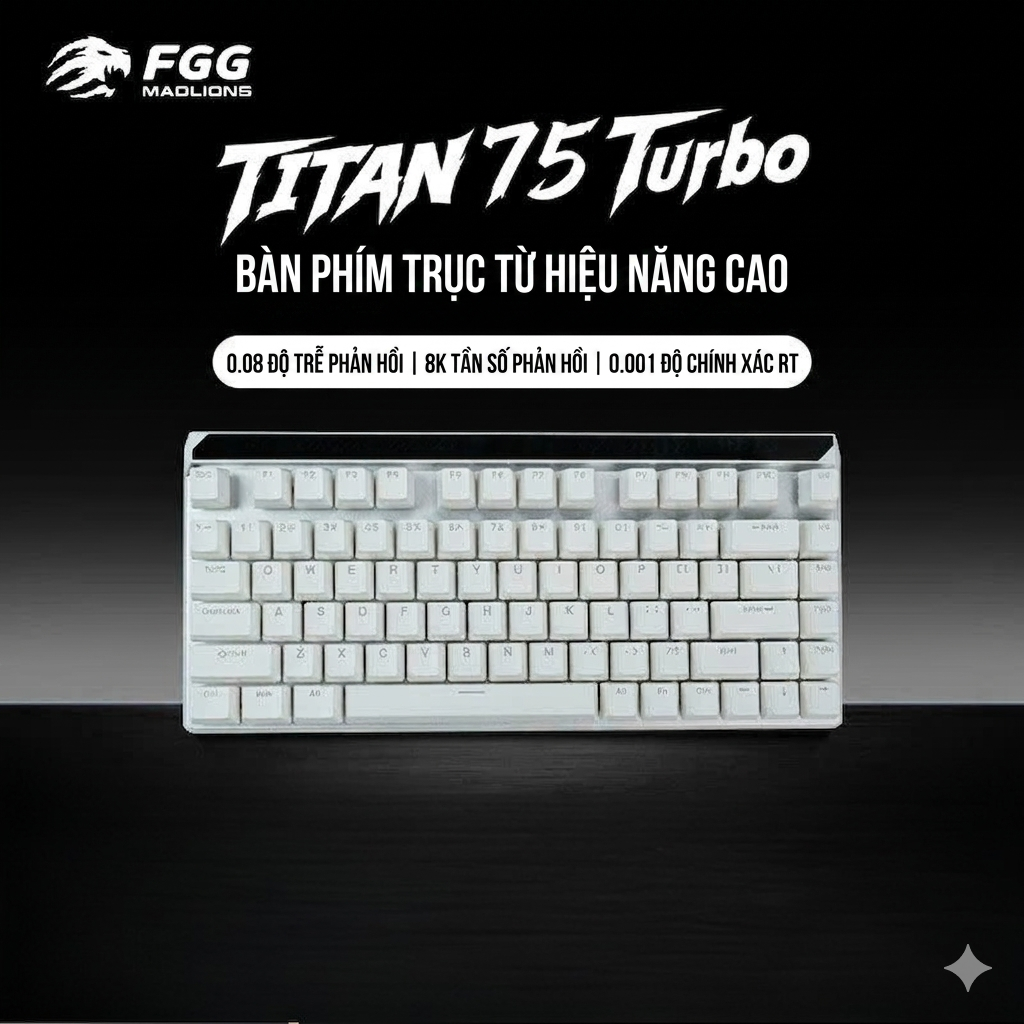[Group Buy] Bàn Phím Gaming HE Titan75 Turbo RT 0,001mm