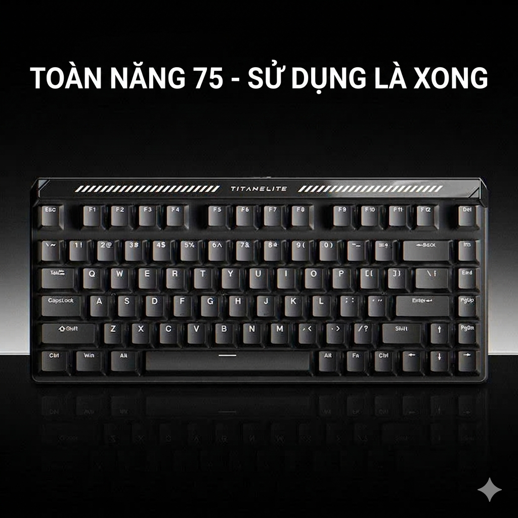 [Group Buy] Bàn Phím Gaming HE Titan75 Turbo RT 0,001mm