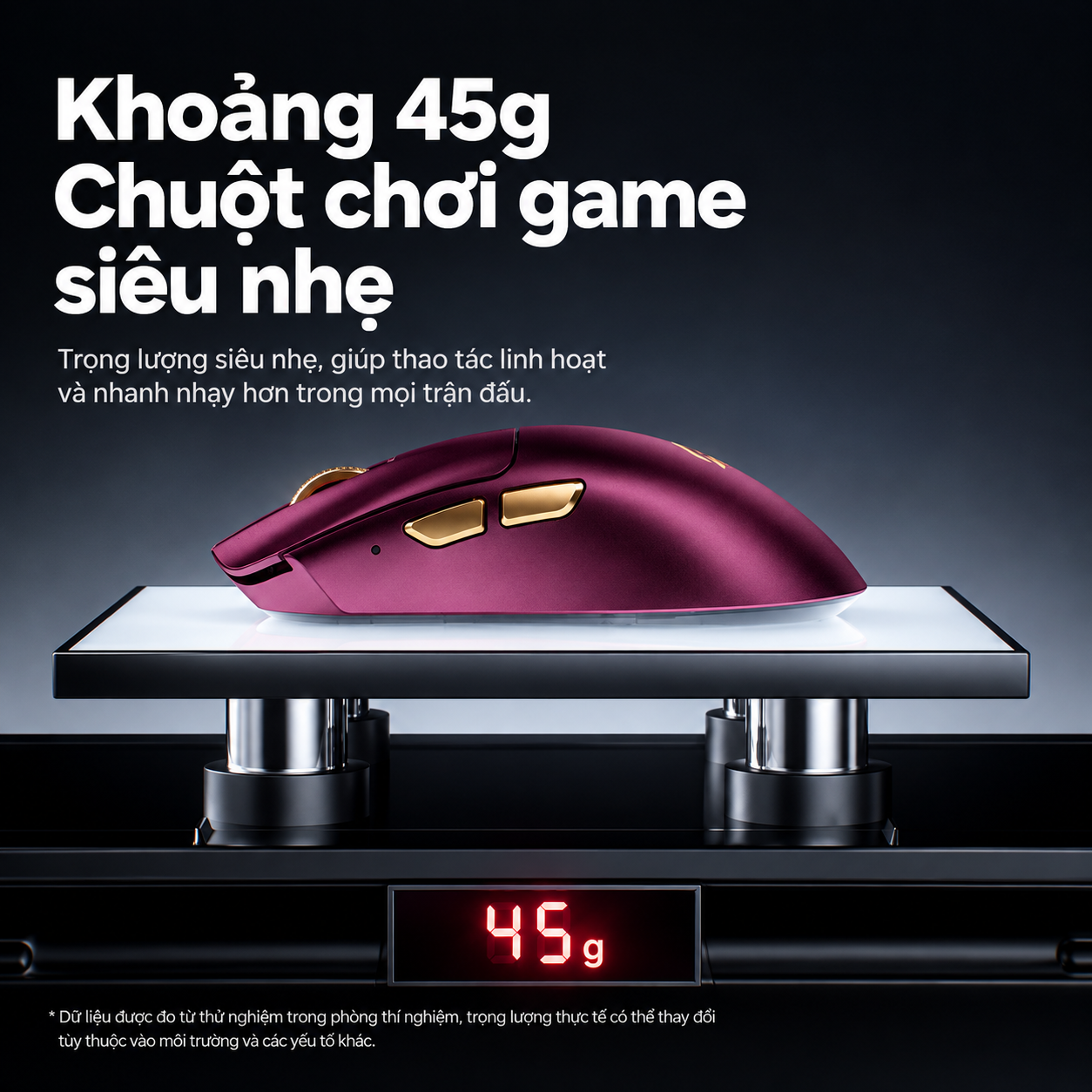 [GROUP BUY] CHUỘT GAMING MCHOSE K5 SERIES THIẾT KẾ HOLLOW ĐÁY
