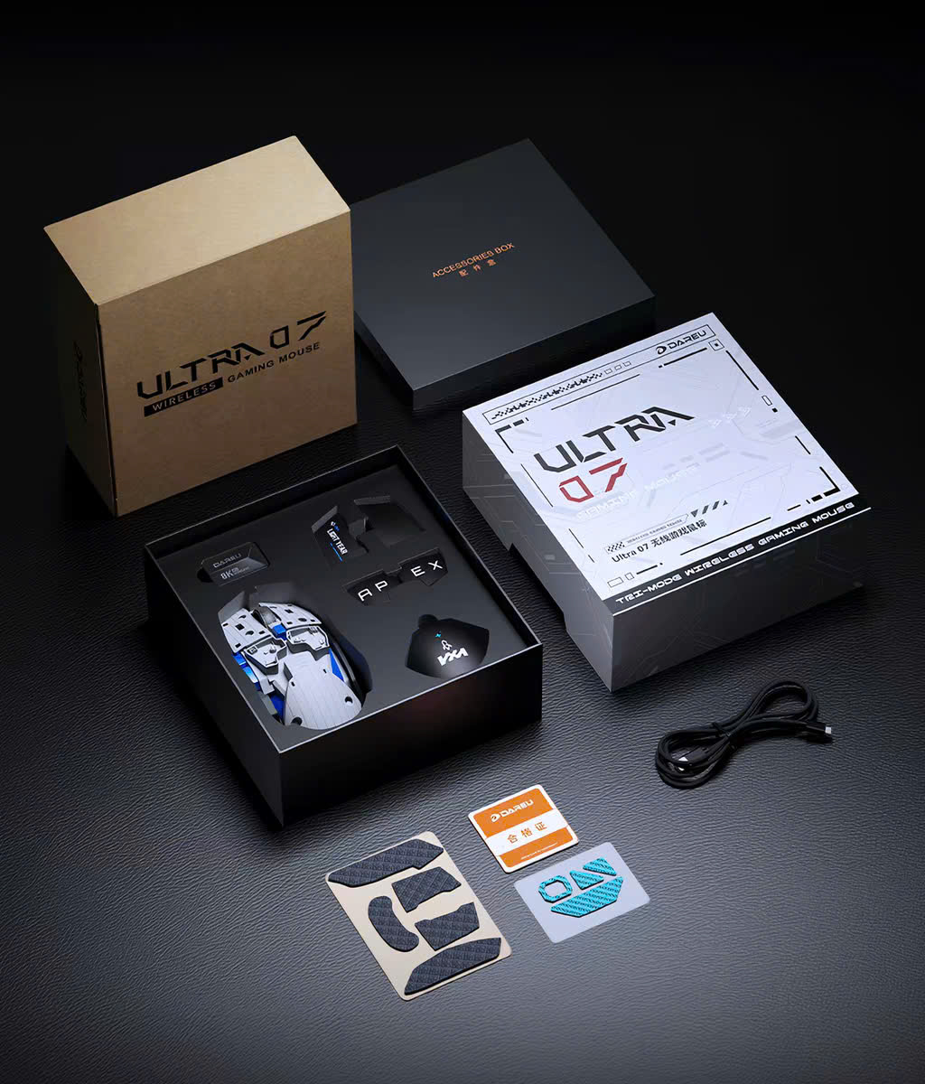 [Group Buy] Chuột Gaming Không Dây Ultra 07 Module Lắp Ghép