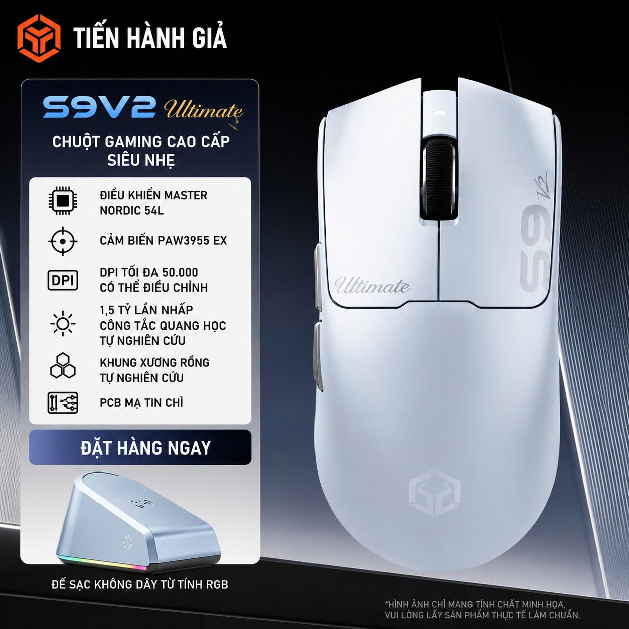 [GROUP BUY] CHUỘT GAMING FLAGSHIP EWEADN S9 V2 ULTIMATE