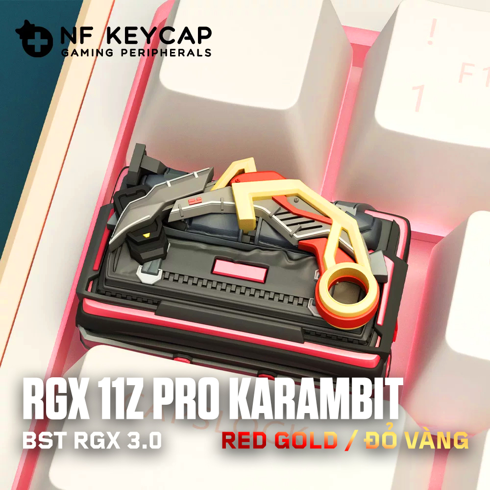 [Đã Đóng GB] Keycap Artisan Skin Valorant Chính Hãng NF - BST Gaia/RGX/Mystbloom/Sovereign/Kuronami