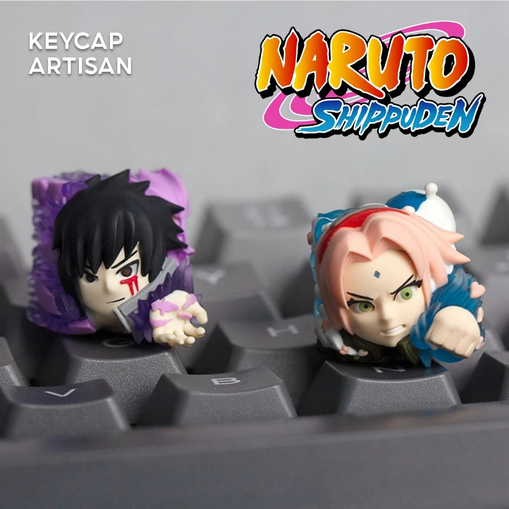 Keycap Artisan LOBO Sasuke & Sakura - Naruto