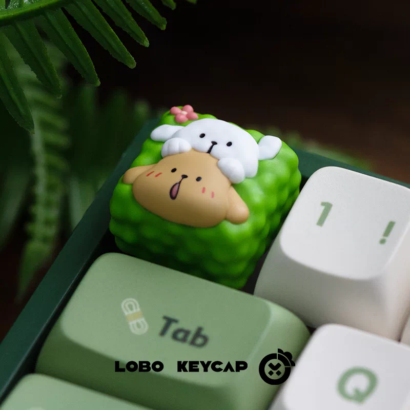 Keycap Artisan LOBO Line Puppy - Sticker Line