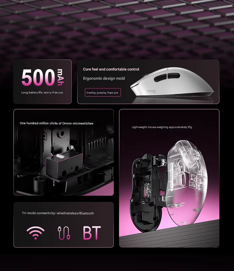 [Group Buy] Chuột không dây gaming Leobog GM5