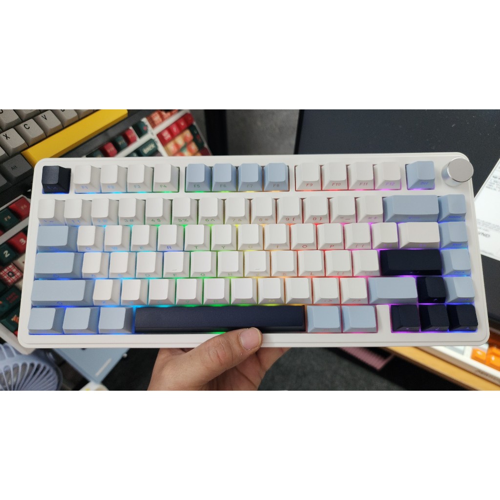 [Sẵn Hàng] Keycap Bóc Phím Cho Bàn Phím Cơ - Chất Liệu PBT DoubleShot - Layout 75% - Giá Rẻ - TTKeyboard
