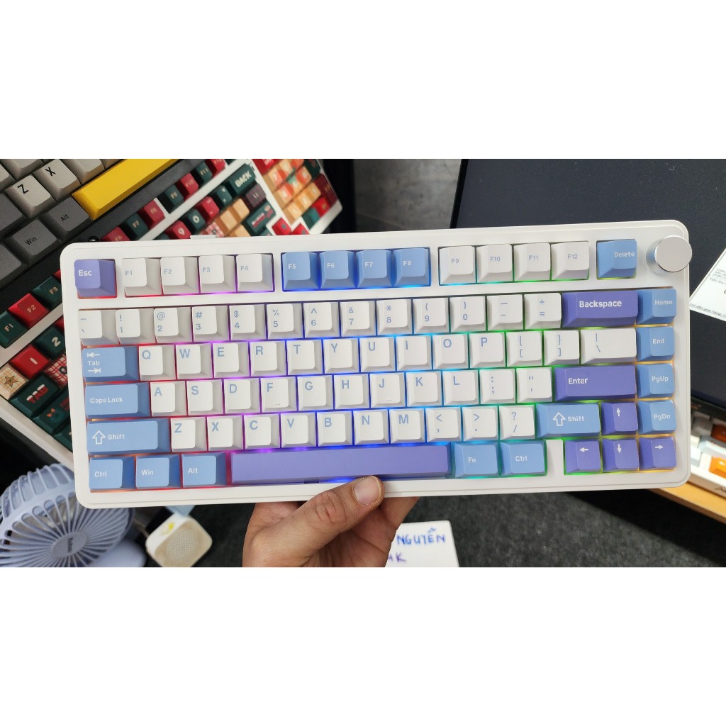 [Sẵn Hàng] Keycap Bóc Phím Cho Bàn Phím Cơ - Chất Liệu PBT DoubleShot - Layout 75% - Giá Rẻ - TTKeyboard