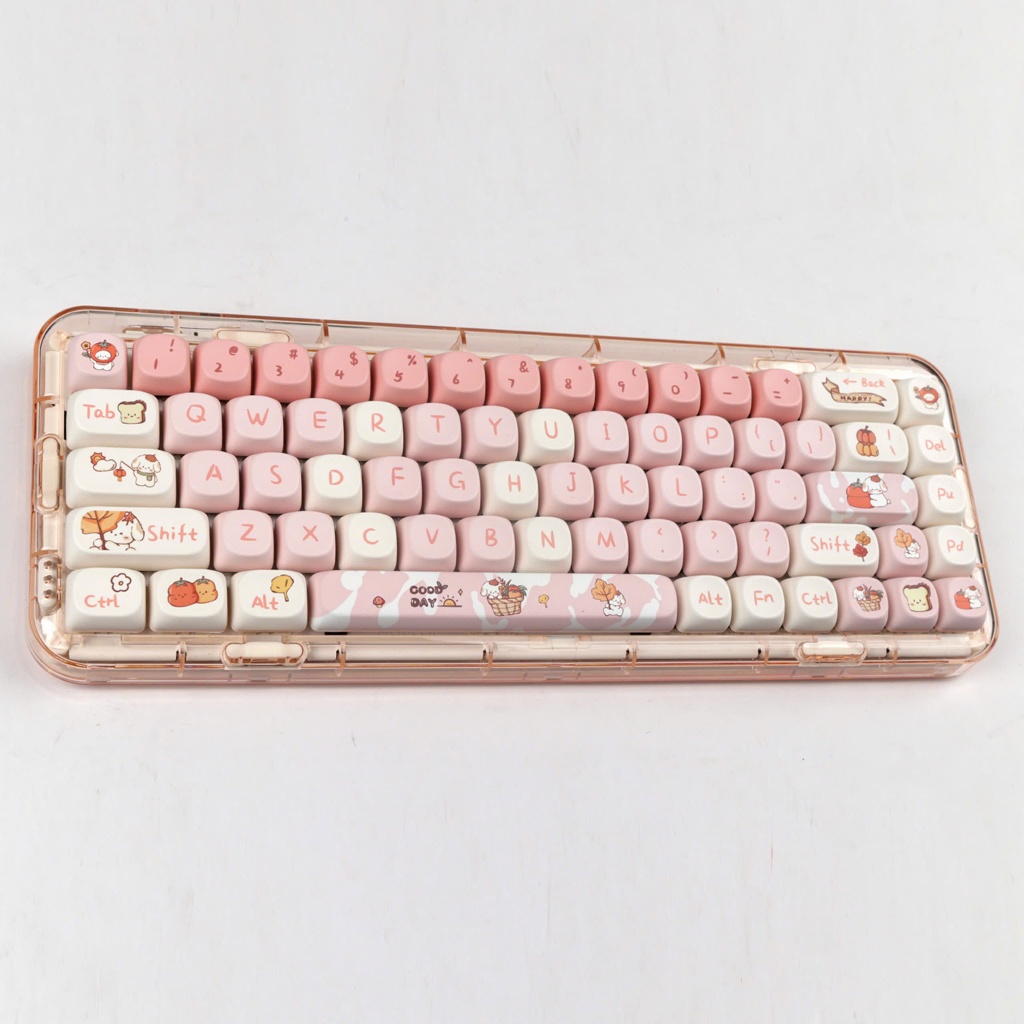 [Hỏa Tốc] Keycap Cực Dễ Thương MOA Profile - Nhựa PBT - In Dyesub - Phù Hợp Mọi Layout Cơ Bản - TTKeyboard