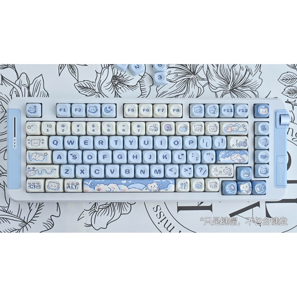 [Hỏa Tốc] Keycap Cực Dễ Thương MOA Profile - Nhựa PBT - In Dyesub - Phù Hợp Mọi Layout Cơ Bản - TTKeyboard