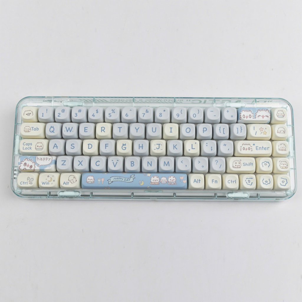 [Hỏa Tốc] Keycap Cực Dễ Thương MOA Profile - Nhựa PBT - In Dyesub - Phù Hợp Mọi Layout Cơ Bản - TTKeyboard