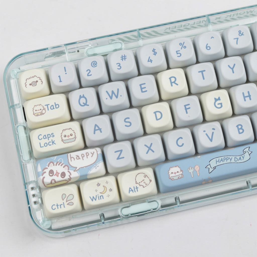 [Hỏa Tốc] Keycap Cực Dễ Thương MOA Profile - Nhựa PBT - In Dyesub - Phù Hợp Mọi Layout Cơ Bản - TTKeyboard