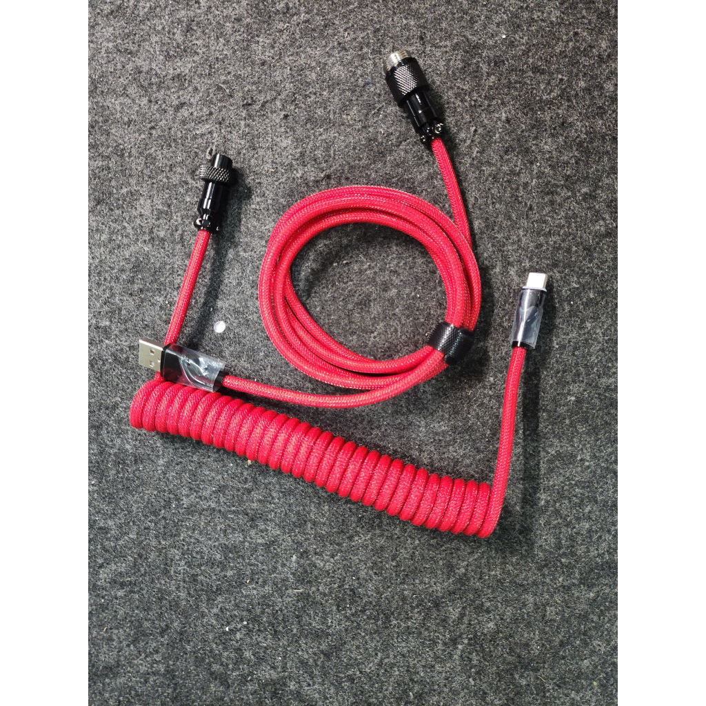 Cáp Xoắn Custom Cho Bàn Phím Cơ Bàn Phím HE - Hỗ Trợ 8K Polling Rate - Cáp Thể Thao Điện Tử - TTKeyboard