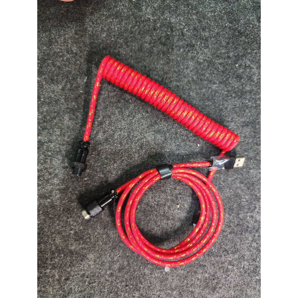 Cáp Xoắn Custom Cho Bàn Phím Cơ Bàn Phím HE - Hỗ Trợ 8K Polling Rate - Cáp Thể Thao Điện Tử - TTKeyboard