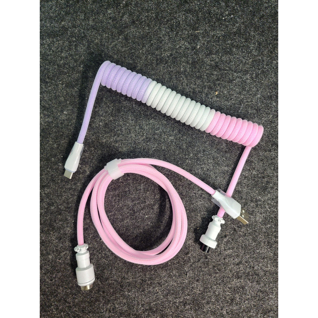 Cáp Xoắn Custom Cho Bàn Phím Cơ Bàn Phím HE - Hỗ Trợ 8K Polling Rate - Cáp Thể Thao Điện Tử - TTKeyboard