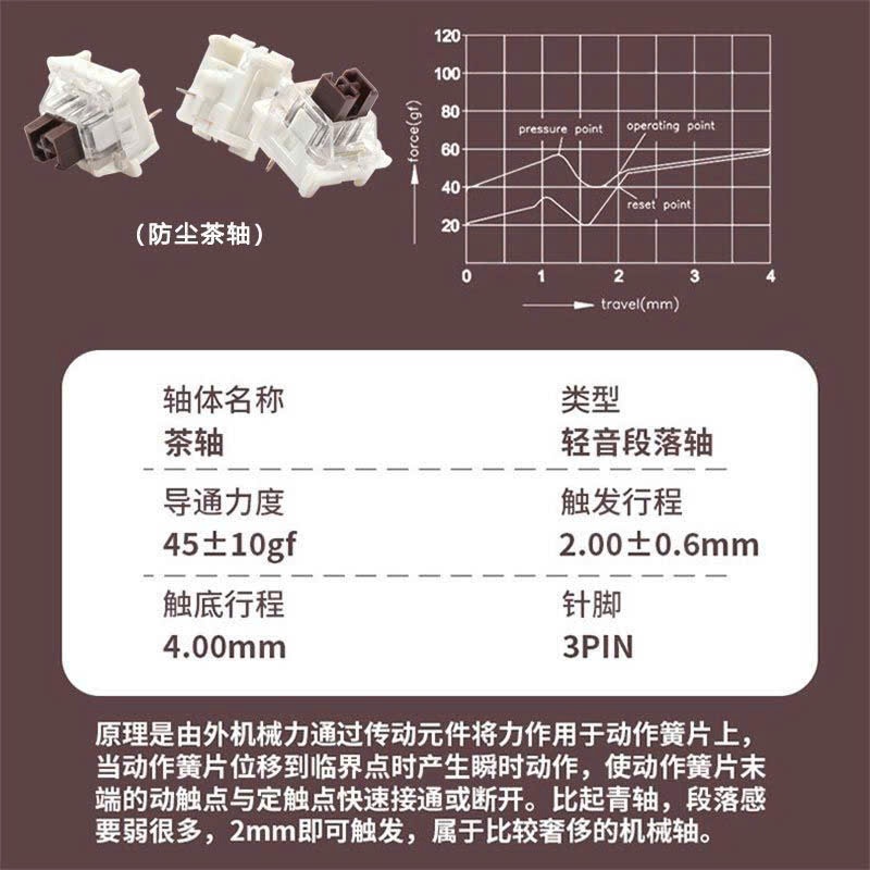 [Hỏa Tốc] Switch Bàn Phím Cơ Outemu Red Blue Brown Purple 3 Pin | Liear Tactile Clicky | Công Tắc Bàn Phím Cơ TTKeyboard