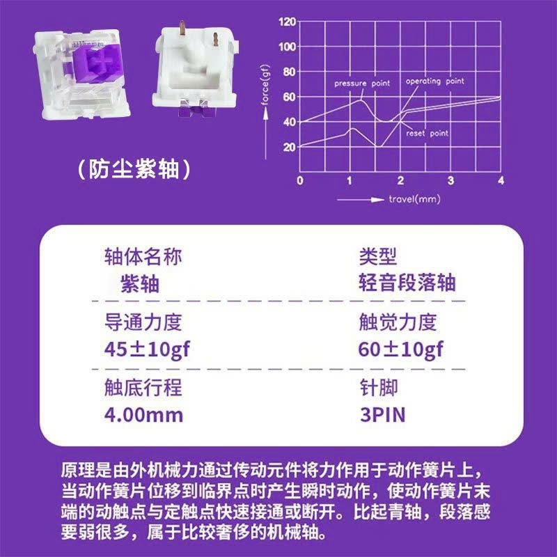 [Hỏa Tốc] Switch Bàn Phím Cơ Outemu Red Blue Brown Purple 3 Pin | Liear Tactile Clicky | Công Tắc Bàn Phím Cơ TTKeyboard