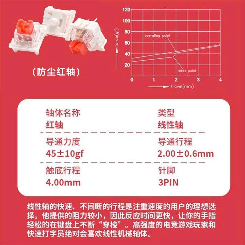 [Hỏa Tốc] Switch Bàn Phím Cơ Outemu Red Blue Brown Purple 3 Pin | Liear Tactile Clicky | Công Tắc Bàn Phím Cơ TTKeyboard
