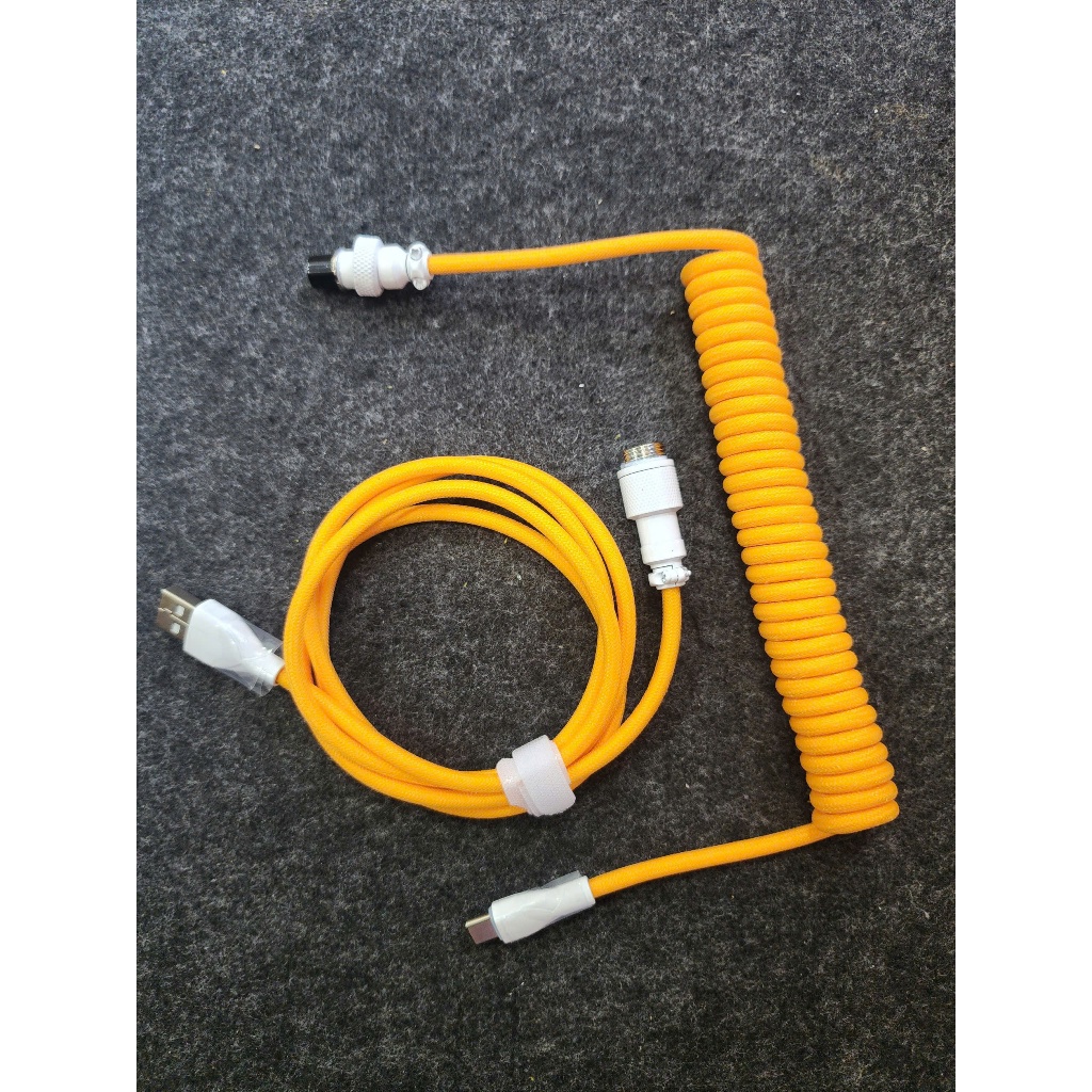 Cáp Xoắn Custom Cho Bàn Phím Cơ Bàn Phím HE - Hỗ Trợ 8K Polling Rate - Cáp Thể Thao Điện Tử - TTKeyboard