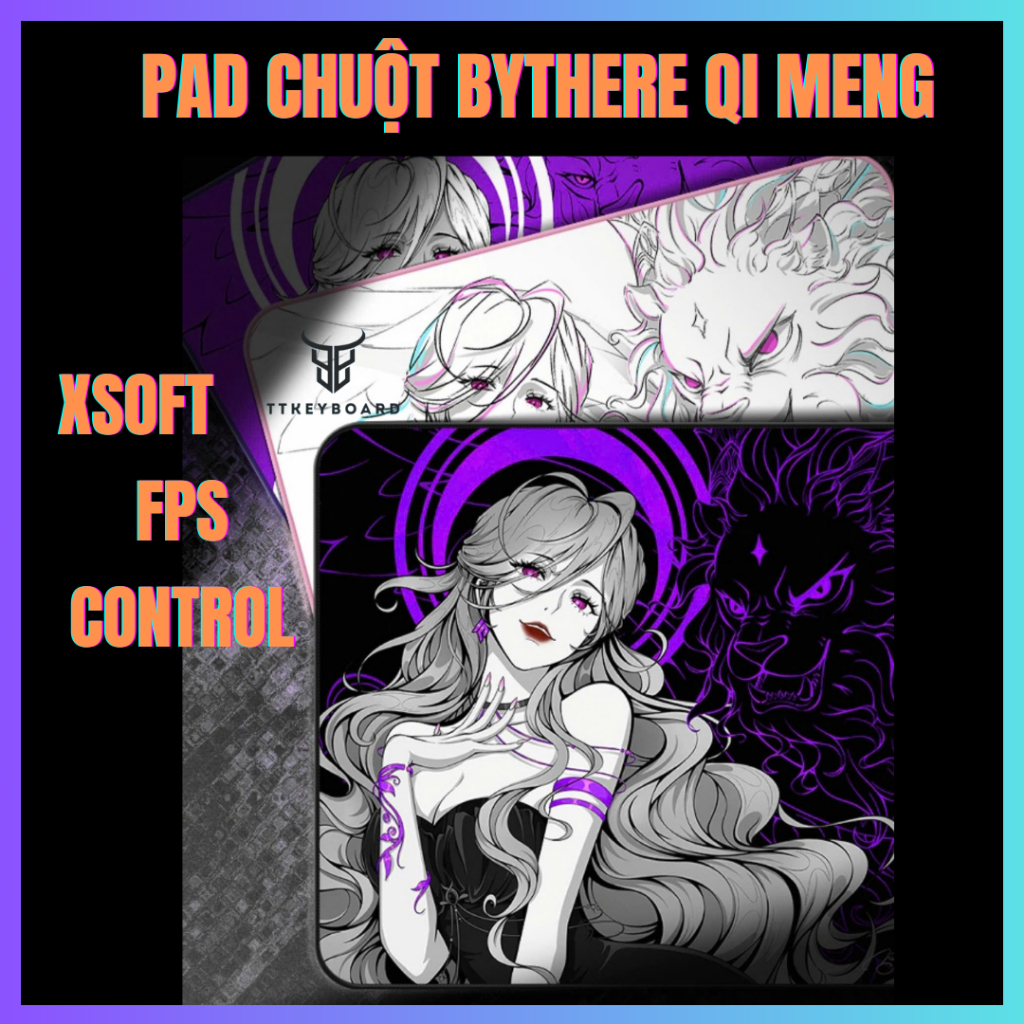 [HỎA TỐC] PAD MOUSE GAMING FPS CHUYÊN CONTRL | BYTHERE QI MENG| PAD CHUỘT CHƠI GAME | TTKEYBOARD