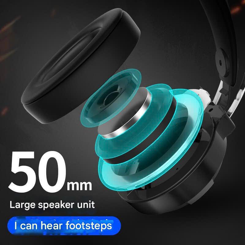 [Hỏa Tốc] Tai Nghe Chụp Tai Gaming MCHOSE Q9 Có LED Đổi Màu | Có Mic Đàm Thoại | Headphone Chơi Game Trên Laptop PC