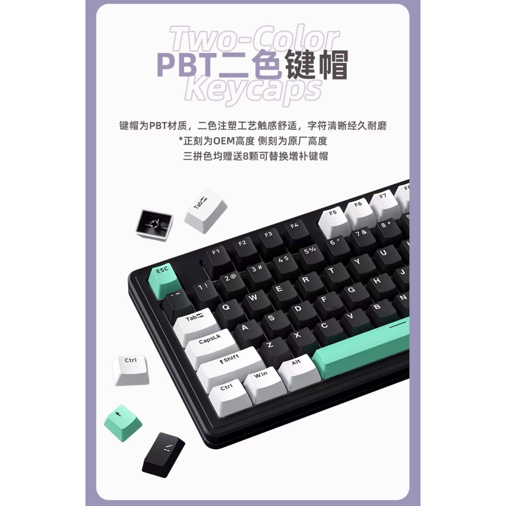 [Hỏa Tốc] Bàn Phím Cơ Xinmeng M87 Pro V2 - 3 Mode -  Hotswap 5 Pin - Mạch Xuôi - Pin 5000 mAh - Led RGB -TTKeyboard