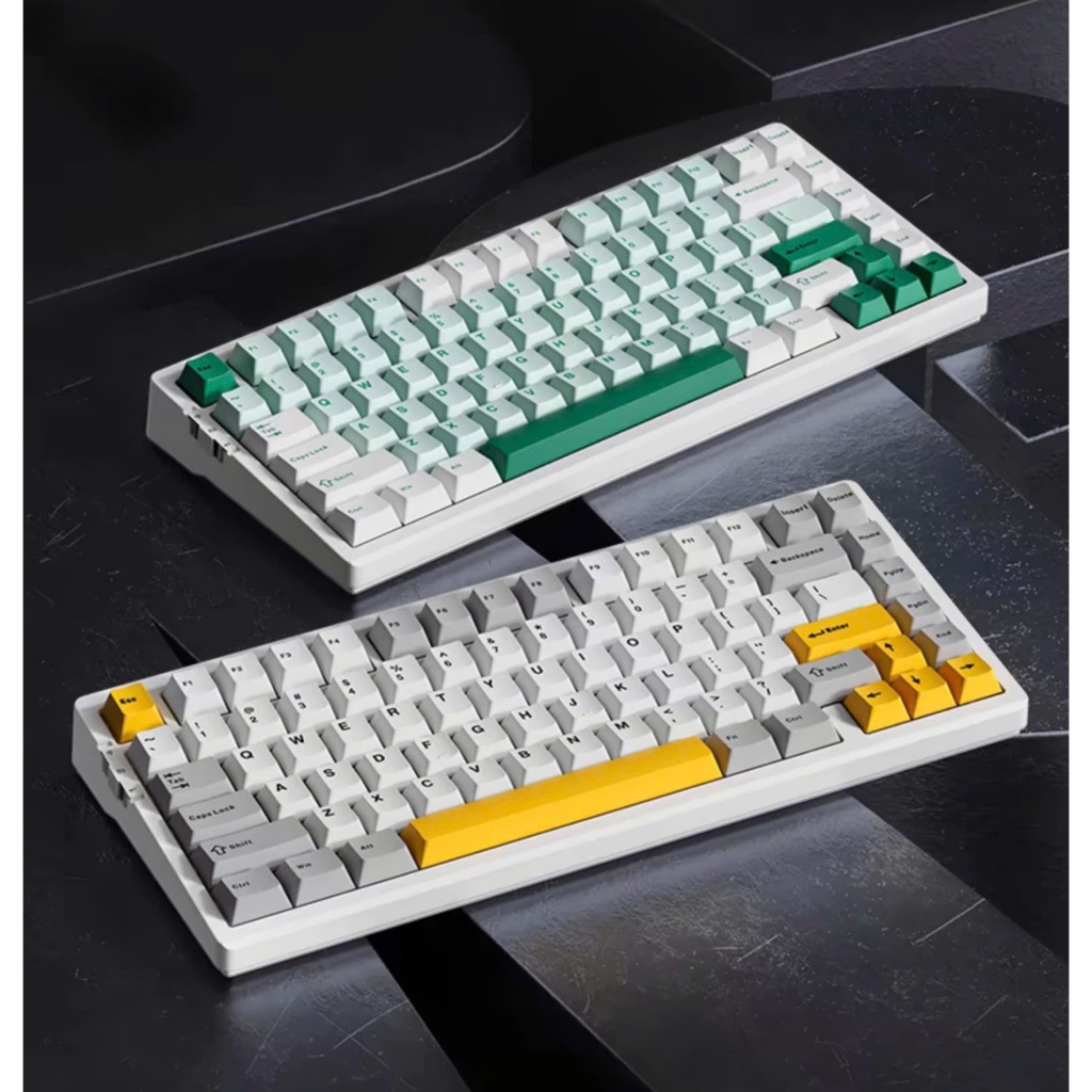 Bàn Phím Cơ Không Dây MCHOSE G75 3 Chế Độ, Mạch Xuôi, Led RGB, Full Foam, Gasket Mount