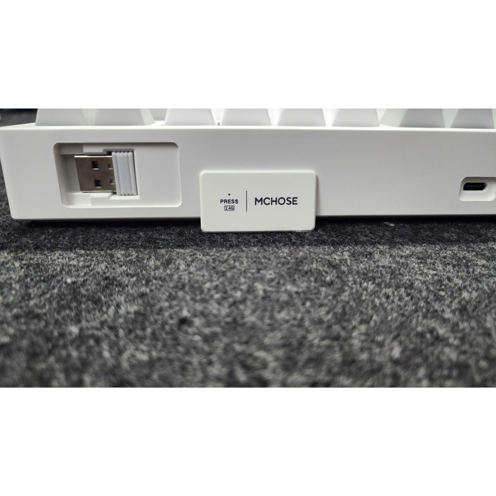 Bàn Phím Cơ Không Dây MCHOSE G75 3 Chế Độ, Mạch Xuôi, Led RGB, Full Foam, Gasket Mount