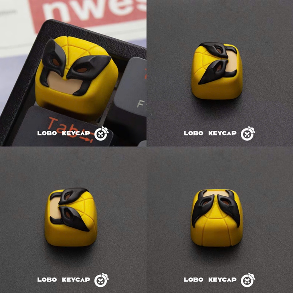 [Hỏa Tốc] Keycap Artisan Vũ Trụ DC Deadpool Wolverine - Xuyên Led - Chính Hãng Lobo - TTKeyboard