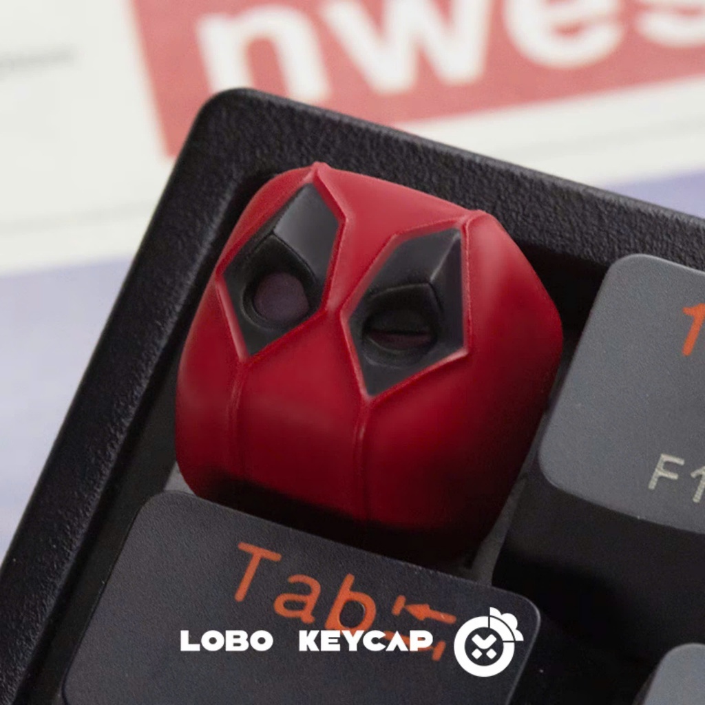 [Hỏa Tốc] Keycap Artisan Vũ Trụ DC Deadpool Wolverine - Xuyên Led - Chính Hãng Lobo - TTKeyboard