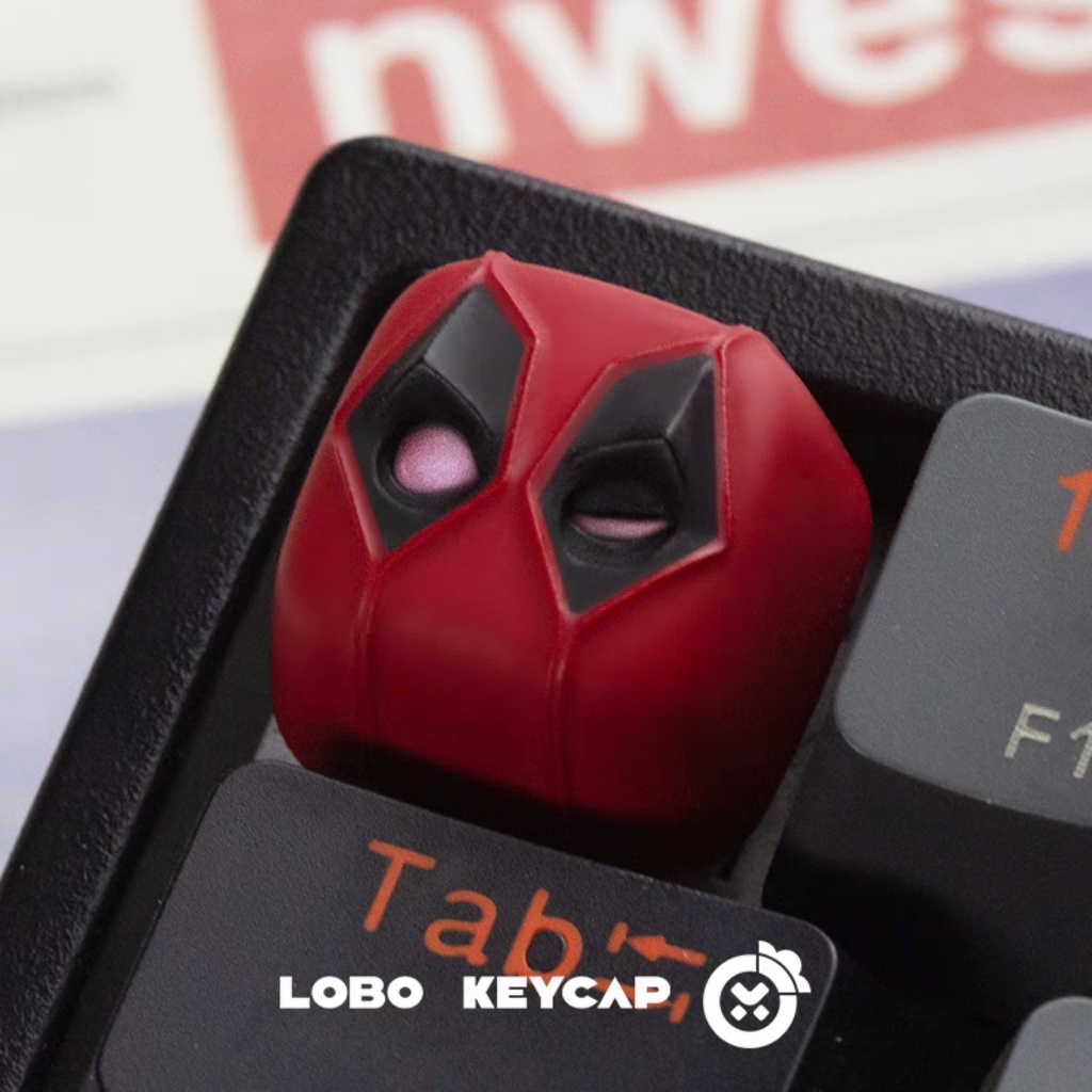 [Hỏa Tốc] Keycap Artisan Vũ Trụ DC Deadpool Wolverine - Xuyên Led - Chính Hãng Lobo - TTKeyboard