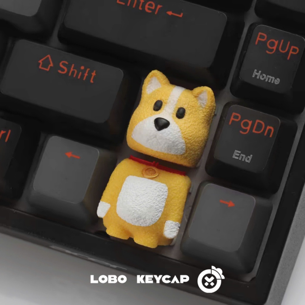 [Hỏa Tốc] Keycap Artisan Party Animals - Cute - Chính Hãng Lobo - TTKeyboard