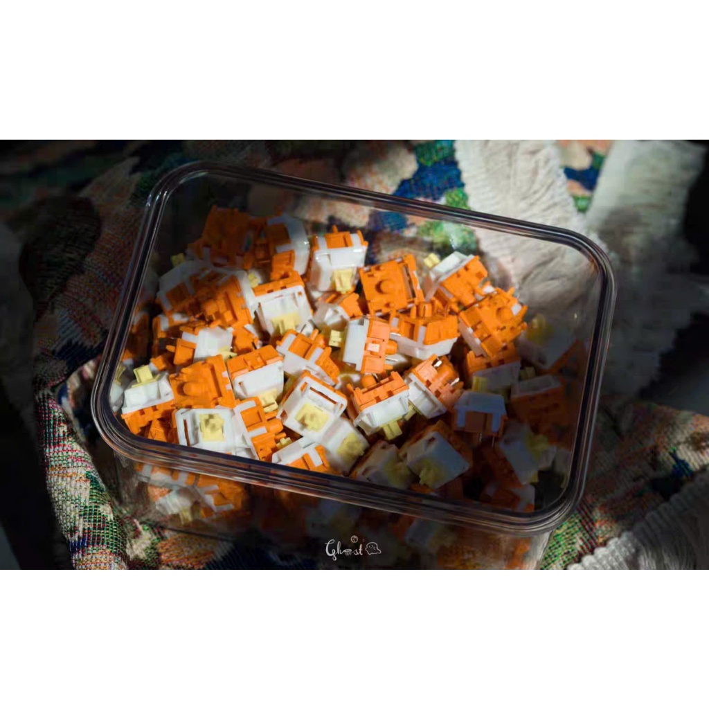 [Hỏa Tốc] Switch HMX Sunset Gleam - Linear - 5 Pin - 48g 56g - Pre Lube - Công Tắc Bàn Phím Cơ - TTKeyboard