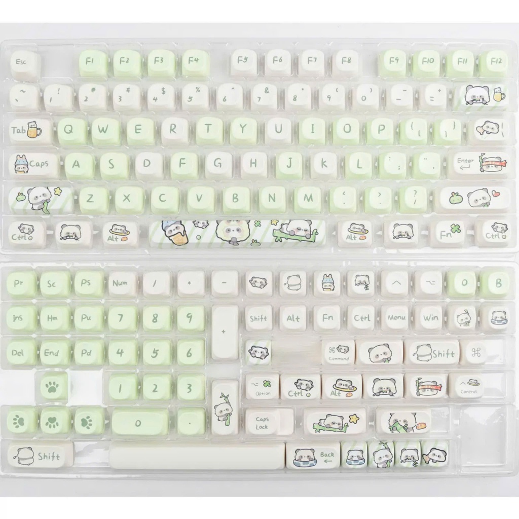 [Hỏa Tốc] Keycap Cực Dễ Thương MOA Profile - Nhựa PBT - In Dyesub - Phù Hợp Mọi Layout Cơ Bản - TTKeyboard
