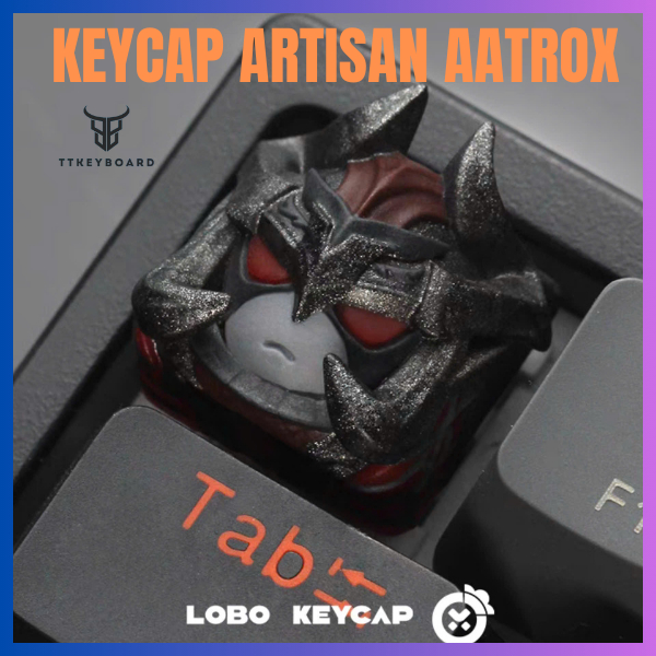 [Hỏa Tốc] Keycap Artisan Aatrox Xuyên Led - Chính Hãng Lobo - TTKeyboard