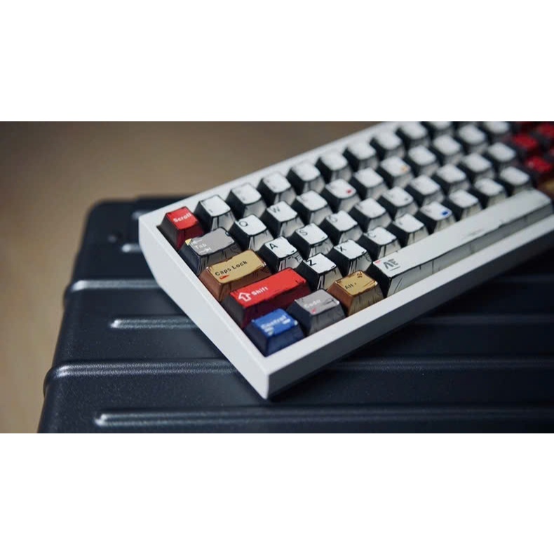 [Hỏa Tốc] Keycap Comic Retro Mix Lighs - Chủ Đề Truyện Tranh - Nhựa PBT - In Dyesub 5 Mặt - Cherry Profile - TTKeyboard