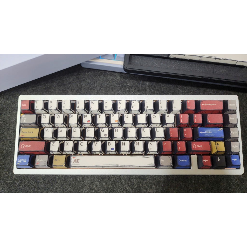 [Hỏa Tốc] Keycap Comic Retro Mix Lighs - Chủ Đề Truyện Tranh - Nhựa PBT - In Dyesub 5 Mặt - Cherry Profile - TTKeyboard