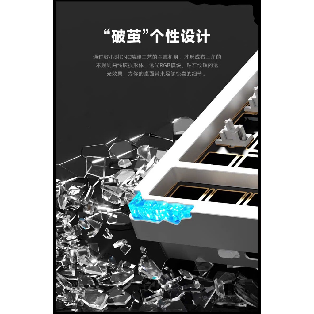 [Sẵn Hàng Hỏa Tốc] KIT NUMPAD STARS21 - NHÔM CNC 3 MODE - VIA QMK - LED VIỀN - TẠ PHARAON CNC - TTKEYBOARD