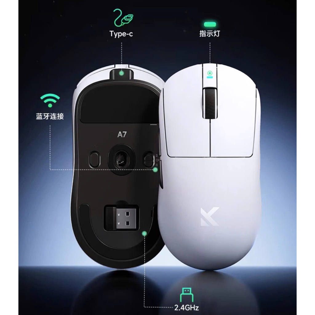 [Hỏa Tốc] Chuột Không Dây Mchose A7 | A7 PRO | A7 Ultra | PAW3395 | PAW3950 | 8000hz | TTKeyboard