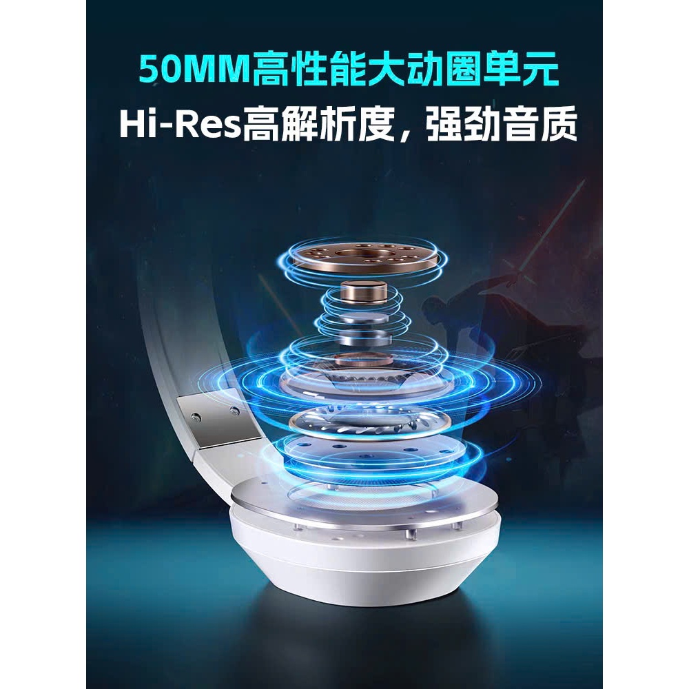 Tai nghe chụp tai Gaming Mchose G9 pro Có mic đàm thoại  3 mode kết nối Âm thanh vòm 7.1