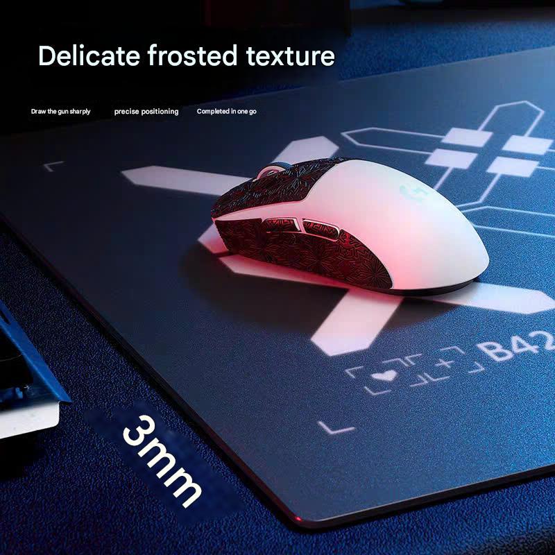 Pad Chuột Kính Gaming Spacepad Glass Kích Thước 450x400mm Tặng Kèm Feet PTFE