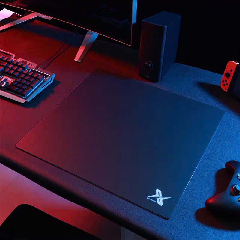 Pad Chuột Kính Gaming Spacepad Glass Kích Thước 450x400mm Tặng Kèm Feet PTFE