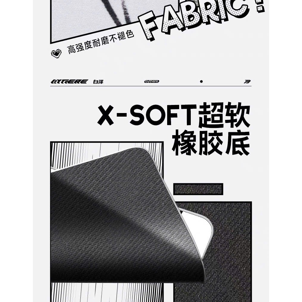 Pad Chuột Gaming Bythere Love Đế X-SOFT Bề Mặt Control Bo Viền Chìm