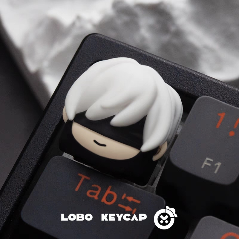 Keycap Artisan LOBO 2B / 9S - Nier:Automata