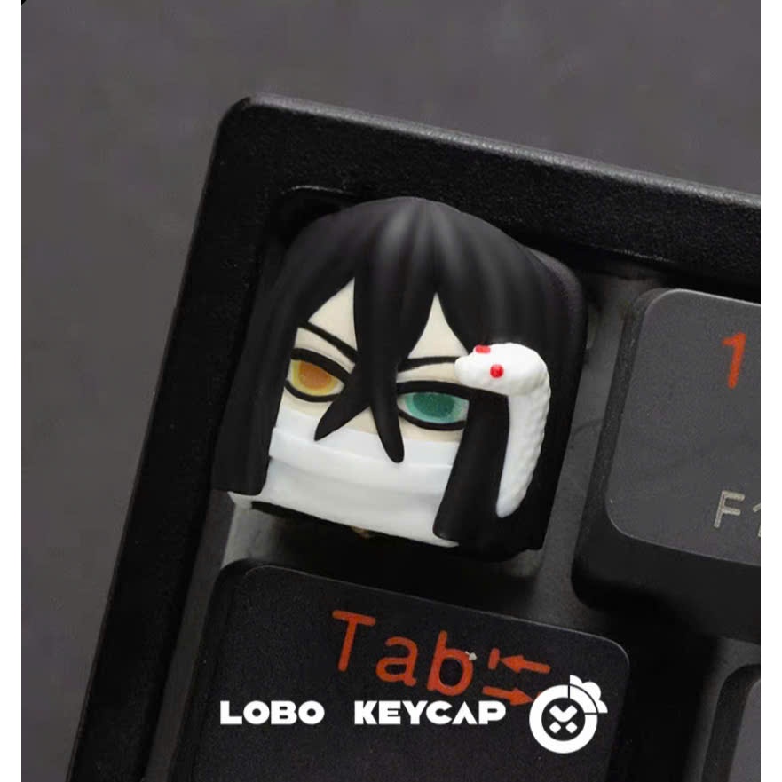 Keycap Lobo Artisan Demon Slayer Thanh Guom Diệt Quỷ| Keycap Custom Bàn Phím Cơ Chất Liệu Resin Cao Cấp