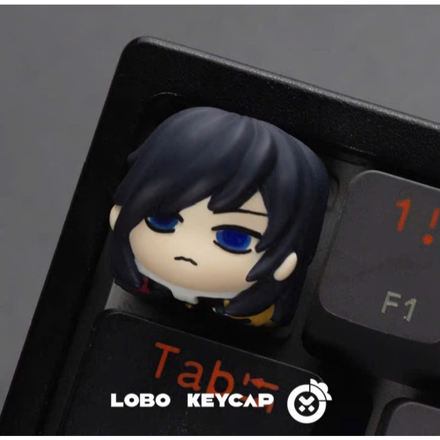 Keycap Lobo Artisan Demon Slayer Thanh Guom Diệt Quỷ| Keycap Custom Bàn Phím Cơ Chất Liệu Resin Cao Cấp
