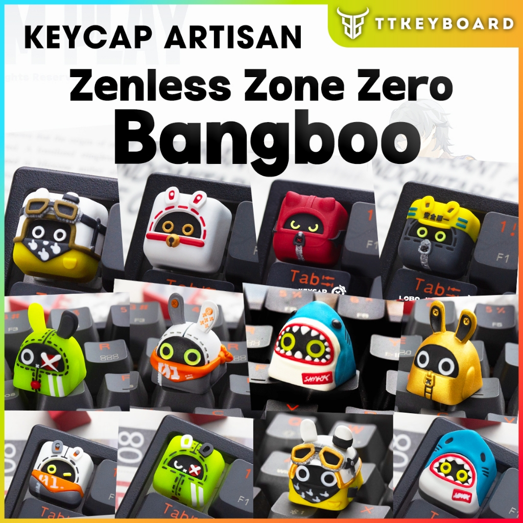 Keycap Artisan Zenless Zone Zero Bangboo | Keycap Custom Bàn Phím Cơ Chất Liệu Resin Cao Cấp | TTkeyboard