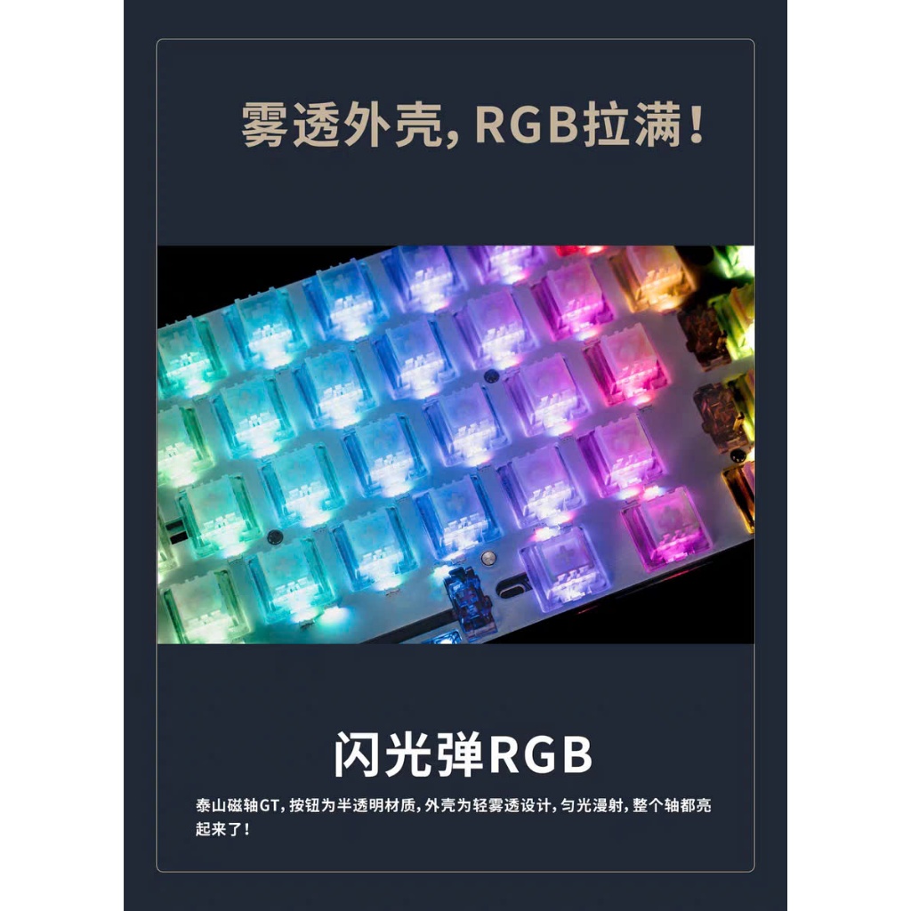 Switch Từ Tính HE GT Taishan | Công Tắc Phím HE Rapid Trigger | Hiệu Năng Vượt Trội RT 0,005mm | TTKeyboard