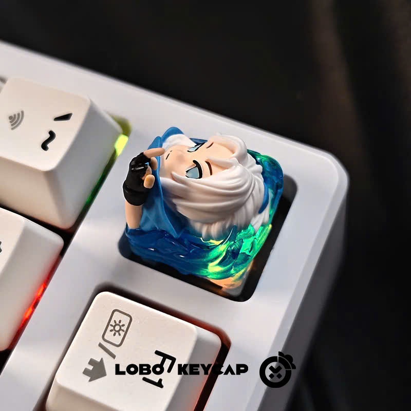Keycap Artisan LOBO Jett - Custom 4 Action - Xuyên LED