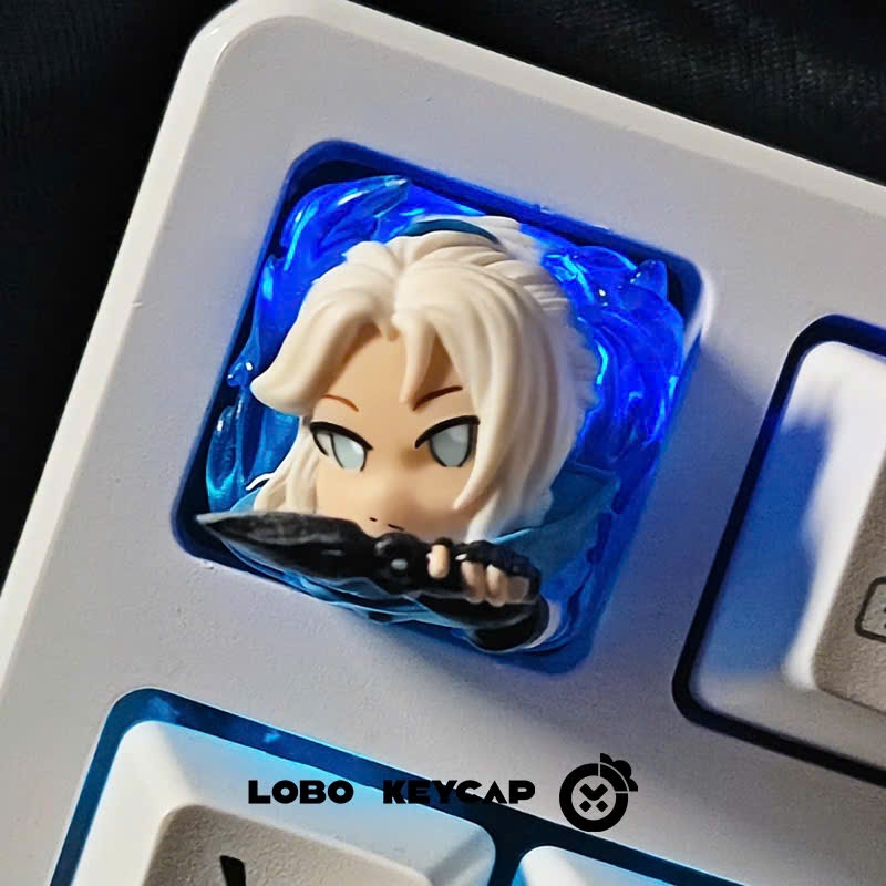 Keycap Artisan LOBO Jett - Custom 4 Action - Xuyên LED